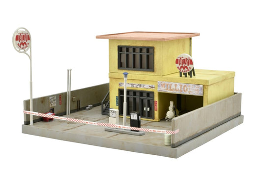 Tomytec Japan Building Collection Kenkore 183 Closed Gas Station Diorama Supplies