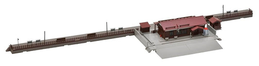 Tomix N-Gauge Wooden Station 4251 Set by Tomytec