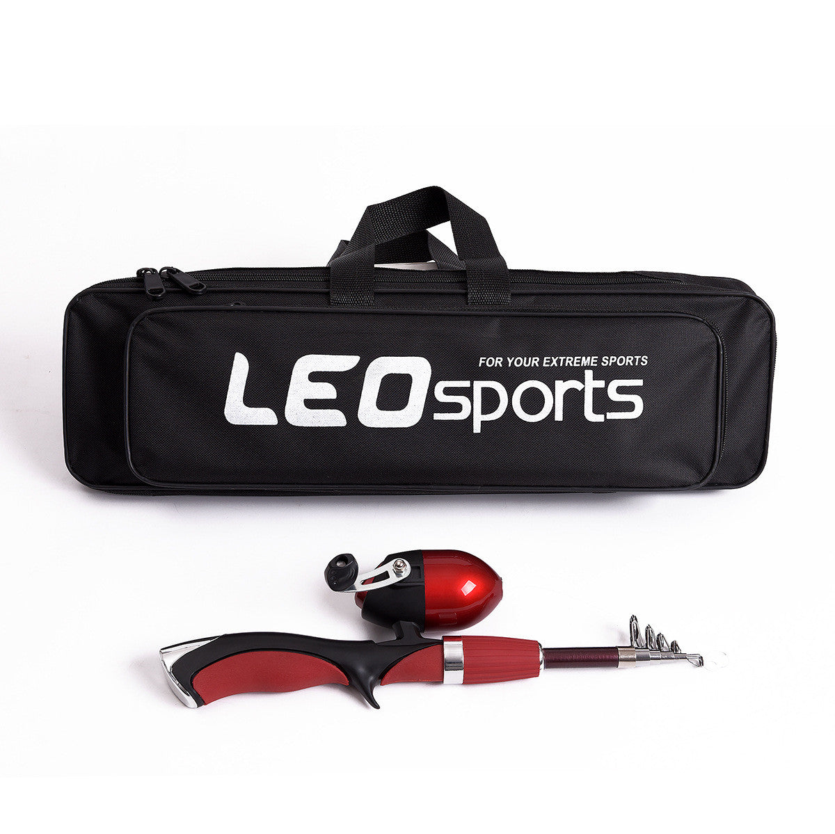 Portable Gun-type Inner Reel Ice Fishing Closed Fishing  Road Rod Set - Blue Force Sports