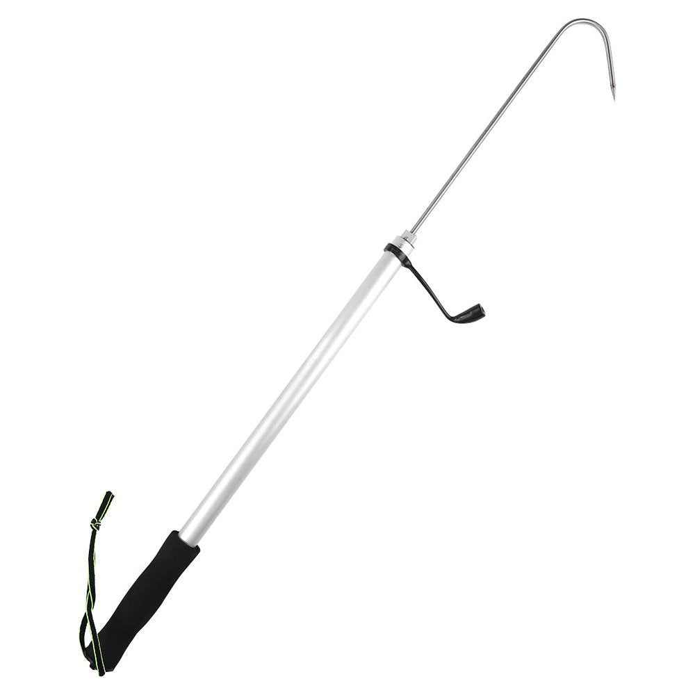 Chinatera Outdoor Stainless Steel Flexible Fishing Gaff Holder Spear Hook (120Cm)