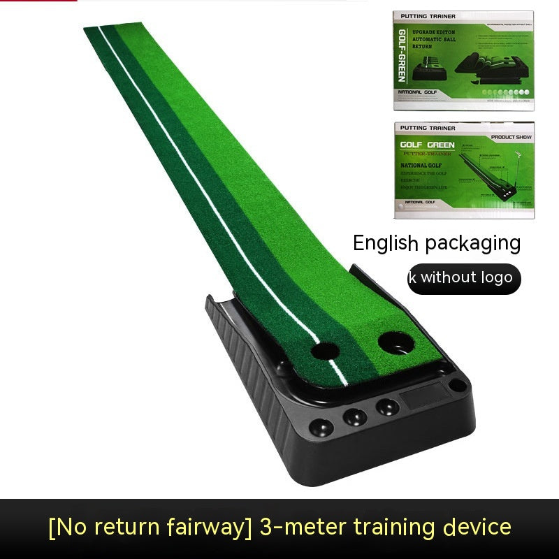 Golf Putting Mat Golf Putter Trainer Green Putter Carpet Practice Set