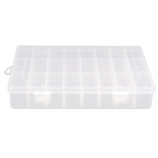 Double Layer Bait Lure Sorting Box Fishing Tackle Case Organizer (24 Slots)