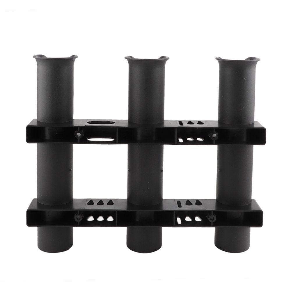 EZSPTO Fishing Vertical 3 Link Rod Holder Organizer Pole Tube Rack Sailboat Marine Accessory, Fishing Rod Clamp, Fishing Rod Support