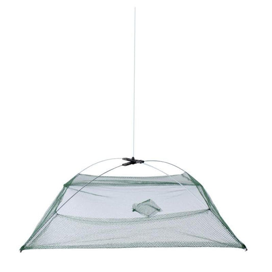 Fishing Foldable Mesh Baits Trap Umbrella Cast Dip Net Crab Shrimp Net Cage