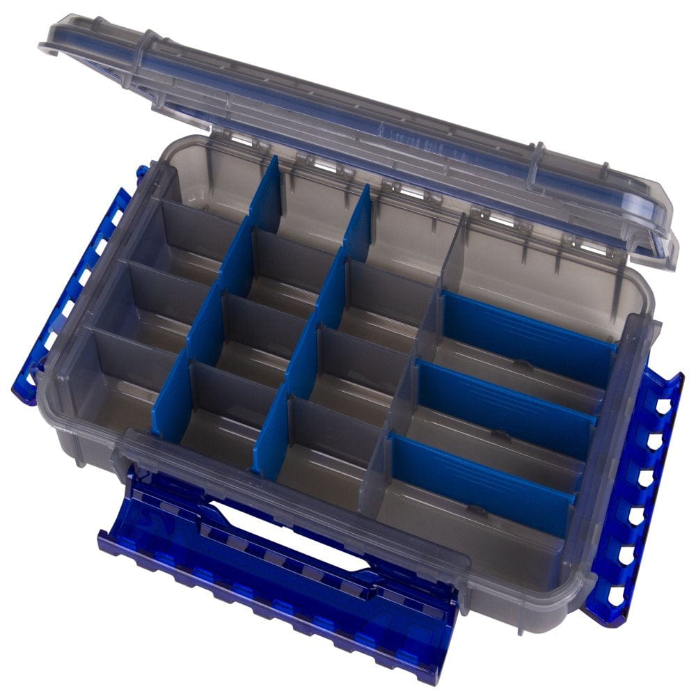 Flambeau Outdoors Zerust MAX WP4005ZM Ultimate Waterproof Tuff Tainer - 16 Compartments and 11 Removable Dividers - 10.79" L X 7.20" W X 1.89" D - Fishing and Tackle Storage Utility Box