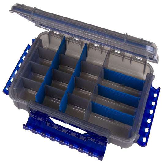 Flambeau Outdoors Zerust MAX WP4005ZM Ultimate Waterproof Tuff Tainer - 16 Compartments and 11 Removable Dividers - 10.79" L X 7.20" W X 1.89" D - Fishing and Tackle Storage Utility Box