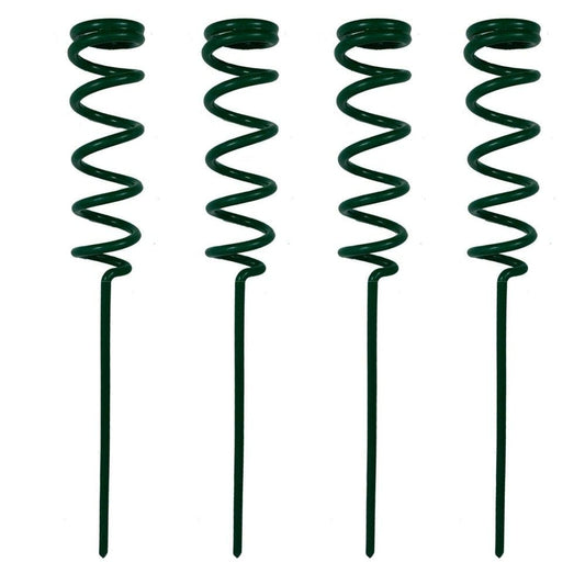Heavy Duty Spiral Fishing Rod Ground Support Stand Holder (4 Packs)