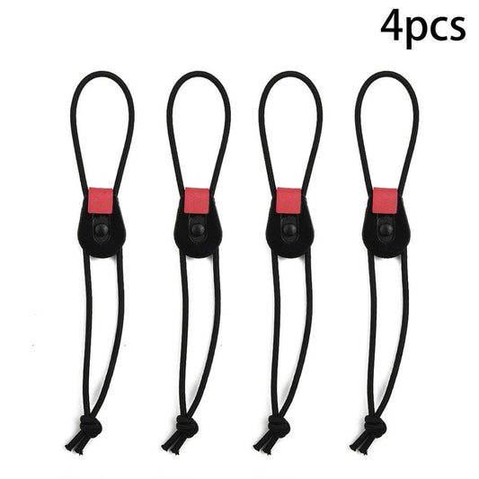 LIKEM 4 Pcs Quick Rod Tie Strap Fishing Rod Bungee Leash Pole Ties Organizer