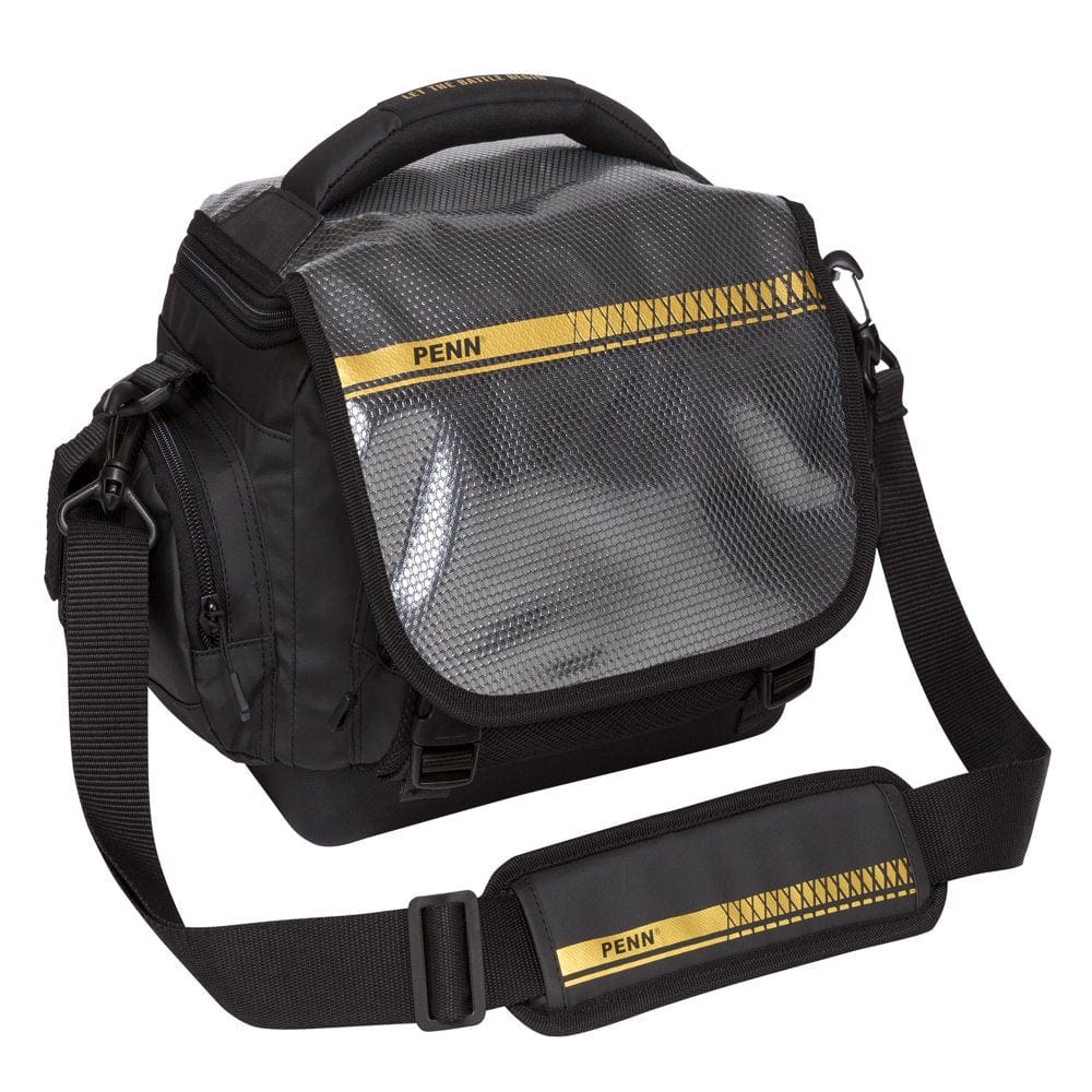 Penn Fishing Tackle Boxes and Bait Storage Bag with 3 Medium Utility Boxes, Black