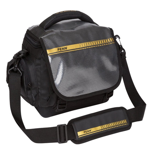 Penn Fishing Tackle Boxes and Bait Storage Bag with 3 Medium Utility Boxes, Black