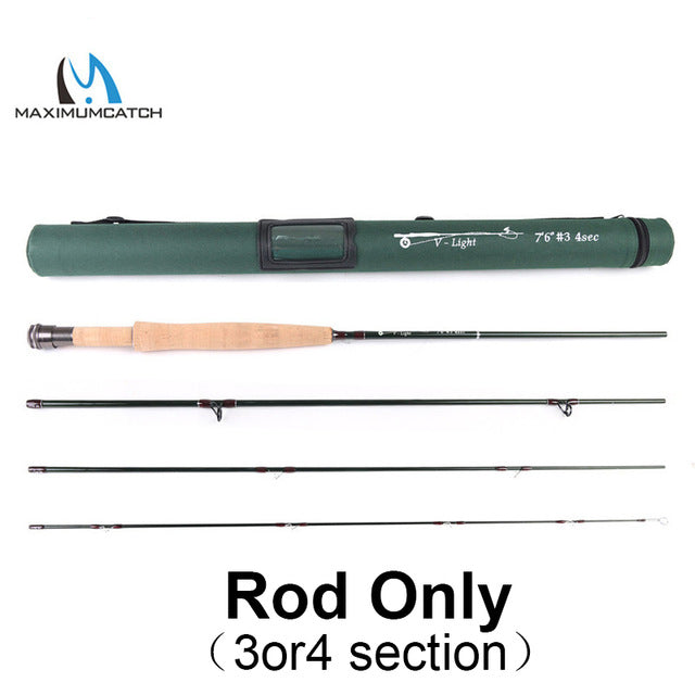 V-Light Graphite Carbon Fiber Maximumcatch Fishing Rod