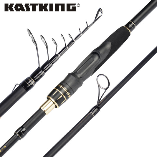 BlackHawk II Telescopic Spinning Casting KastKing Fishing Rod