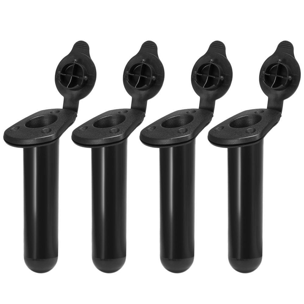 Tomfoto 4 PCS Kayak Fishing Rod Holders with Cover Boat Fishing Tackle Accessory Tool