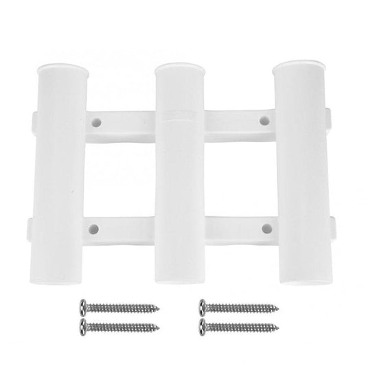 Zyyini Boat Fishing 3 Tube Rod Holder Bracket Rack Pole Tube Mount Tool Accessory, 3 Link Rod Holder, Fishing Rod Tube Mount